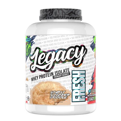 Legacy Supplements Fresh Simply Snickerdoodle 5lb | 26g Pasture Fed Premium Whey Protein | High Protein + Amino Acids | Muscle Building