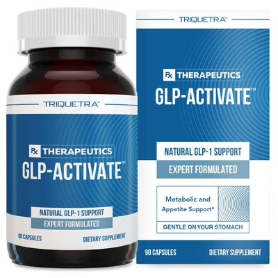 Triquetra Health GLP-Activate | Hunger &amp; Metabolism Support - Formulated to Support GLP1 Naturally - Expert Formulated - Take 1 Capsule Before Each Meal for Hunger &amp; Metabolic Support - 90 Servings