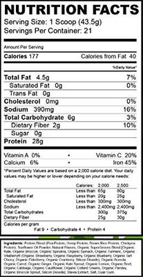 Phyto Perfect Snickerdoodle (2lb) | Vegan Protein Plus Superfoods | Protein Plus Organic Veggies and Organic Fruits