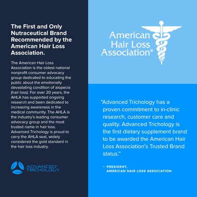DHT Blocker - Hair Growth Supplement for Genetic Thinning for Men and Women | Approved* by American Hair Loss Association | Guaranteed, Backed by 20 Years of Experience in Hair Loss Treatment Clinics