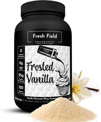 All Natural Protein Powder - Whey Protein Isolate Powder (25 gm) - Gluten Free Protein - Soy Free 100% Whey Isolate Protein - Sugar Free Vanilla - 30 Servings with One Scoop Size
