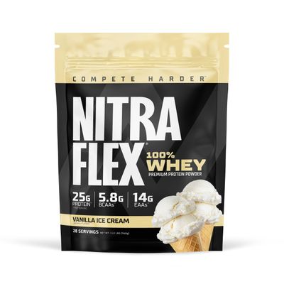 GAT SPORT Nitraflex Whey Protein (2LBS, Vanilla Ice Cream)