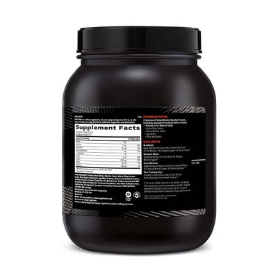 GNC AMP Sustained Protein Blend | Targeted Muscle Building and Exercise Formula | 4 Protein Sources with Rapid &amp; Sustained Release | Gluten Free | Fruity Crisps | 28 Servings