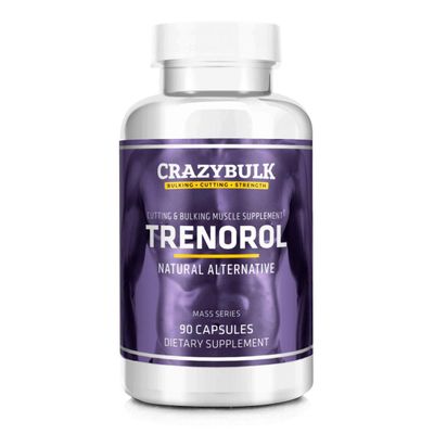 Trenorol Natural Bodybuilding Supplement for Mass Muscle Gains, Cutting and Bulking Phases, Strength and Conditioning (90 Capsules)