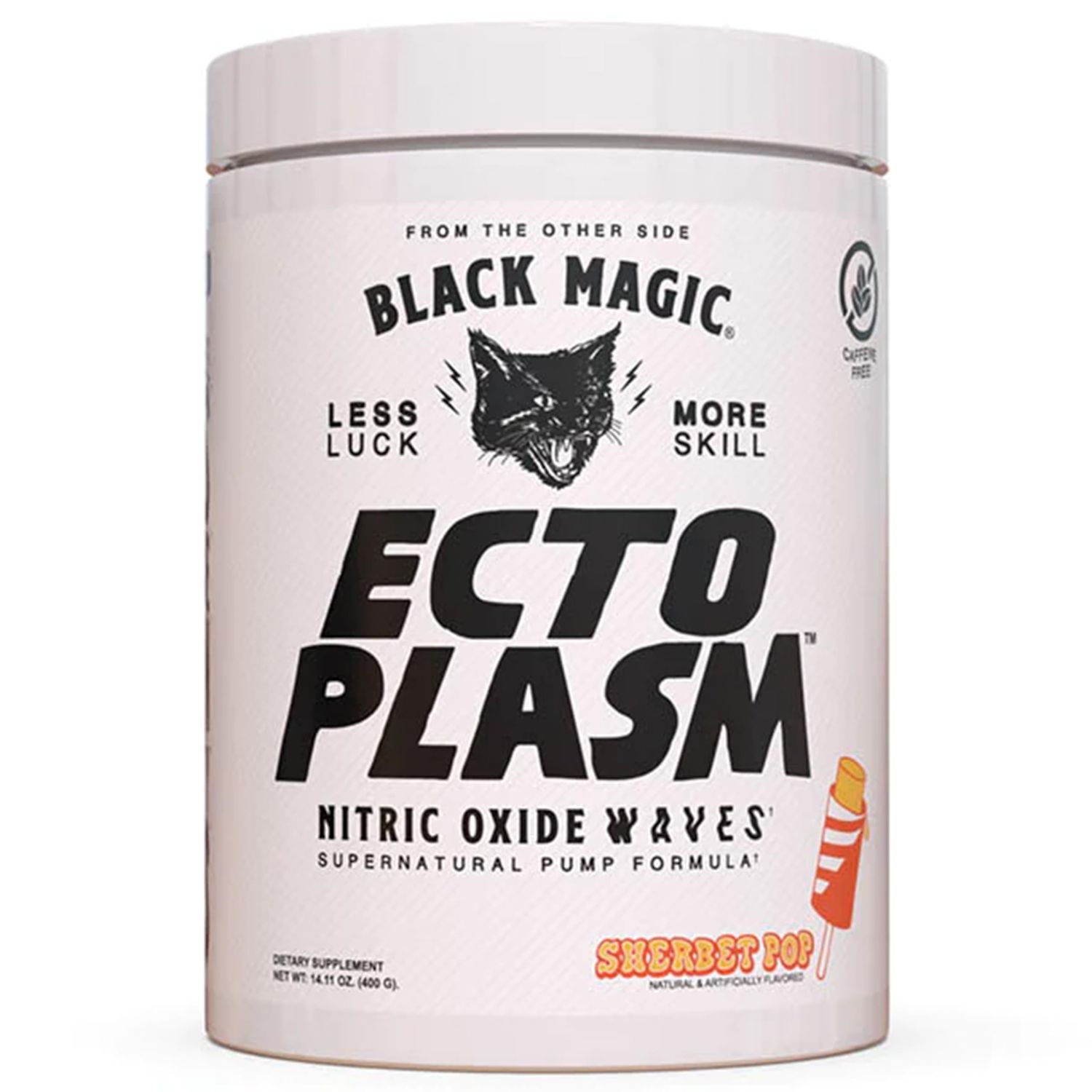 Black Magic Supply Ecto Plasm - Sherbet Pop - Non-Stimulant Pump Igniter - Supernatural Pump Formula - Increased Hydration &amp; Vascularity - 20 Scoops