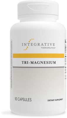 Integrative Therapeutics Tri-Magnesium - Supports Healthy Bones &amp; Teeth* - Supports Cardiovascular &amp; Neurological Function* - Promotes Calm* - 90 Capsules