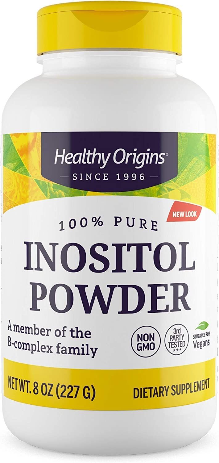 Healthy Origins Inositol Powder, 227 g - for Skin, Hair &amp; Nail Health - Vitamin B8 Powder Supplement - Part of The B Complex Family - Vegan, Non-GMO &amp; Gluten-Free Supplement - 8 Oz