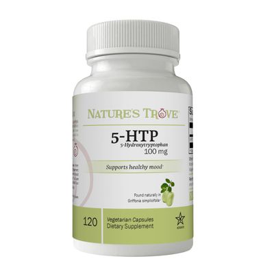 Nature&#39;s Trove 5-HTP 100mg 120 Vegetarian Capsules