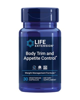 Life Extension Body Trim and Appetite Control, Lemon Verbena, Hibiscus, Healthy Weight, Promotes Satiety, Weight Management, Gluten Free, Non-GMO, 1-Daily, Vegetarian, 30 Capsules
