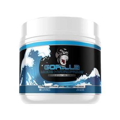 Gorilla Mind Hydroprime Glycerol Pre-Workout - Hydrating Pre-Workout Formula for Intense Pumps  Intramuscular Hyper-Hydration  Increased Power &amp; Endurance/Mixes Flawlessly - 400g
