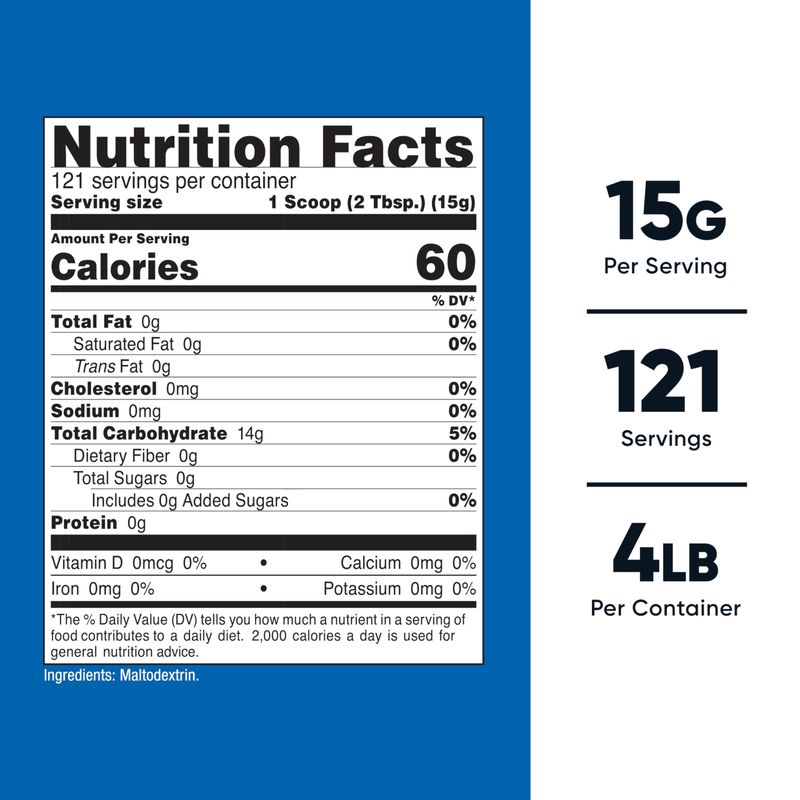 Nutricost Maltodextrin Powder 4LBS - Gluten Free, Non-GMO