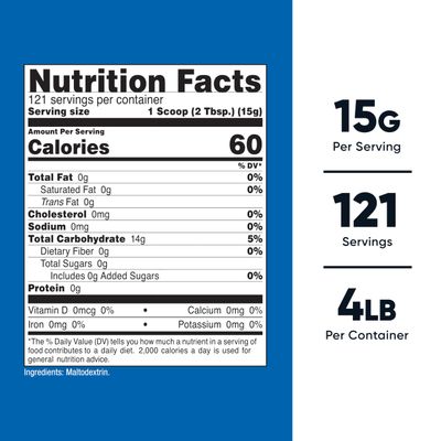 Nutricost Maltodextrin Powder 4LBS - Gluten Free, Non-GMO