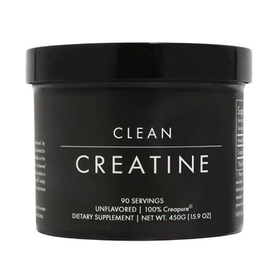 CLEAN Creatine - 100% Creapure Creatine Monohydrate Powder for Muscle Growth | 450 Grams - 90 Servings | Unflavored | Vegan, Keto, Gluten-Free, and Easy to Mix