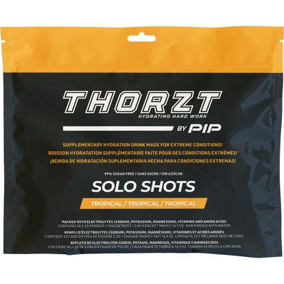 PIP Thorzt Tropical Solo Shots, 50 ct, Hydration Packets, Electrolytes, Vitamins, Amino Acids, Sugar Free