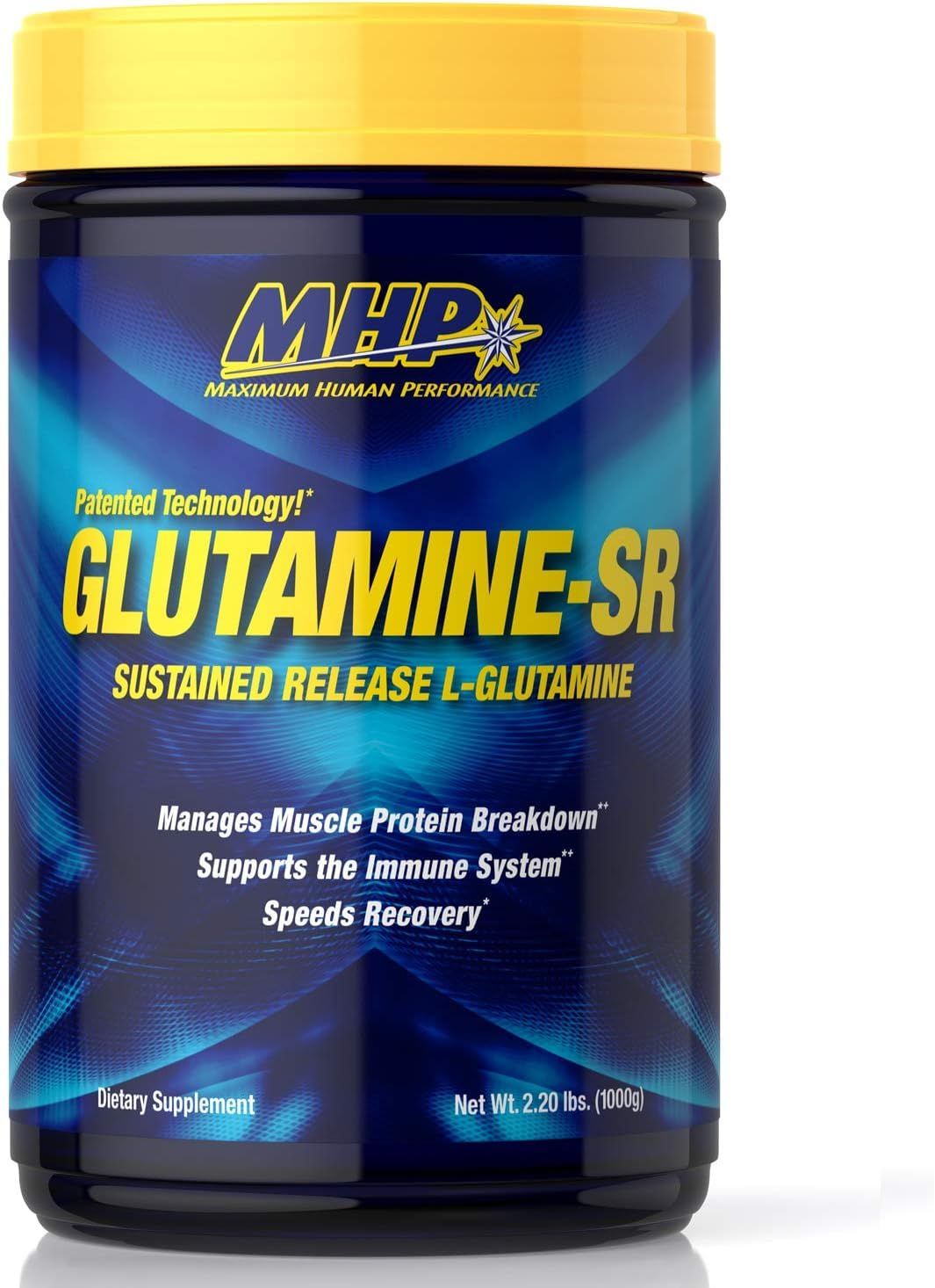 MHP Glutamine SR, Immune Health, Muscle Recovery, Support Muscle Mass, Speed Recovery, 160 Servings, 2.2 Pound (Pack of 1)