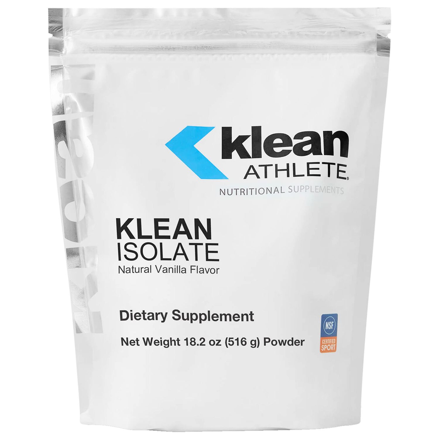 Klean ATHLETE Klean Isolate - Whey Protein Isolate - Daily Protein &amp; Amino Acid - Intake for Muscle Integrity* - NSF Certified for Sport - 20 Servings - Natural Vanilla Flavor