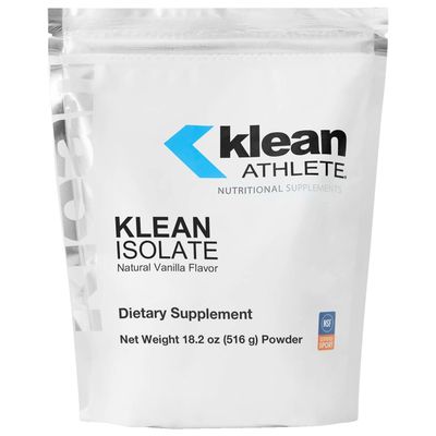 Klean ATHLETE Klean Isolate - Whey Protein Isolate - Daily Protein &amp; Amino Acid - Intake for Muscle Integrity* - NSF Certified for Sport - 20 Servings - Natural Vanilla Flavor