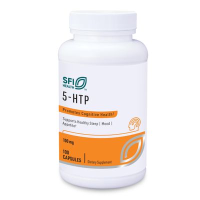 Klaire Labs 5-HTP 100 mg - Hypoallergenic 5-HTP from Griffonia Seed Extract (5-HTP) - Hydroxytryptophan Serotonin Support Supplement to Promote Mood (100 Capsules)