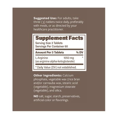 Endurance Products L-Arginine - 350mg Sustained Release for Optimal Absorption - Nitric Oxide Precursor*, 180 Tablets Company