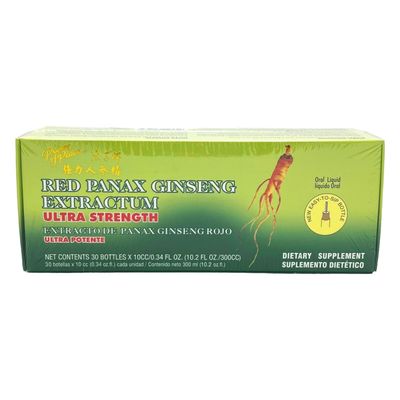Prince of Peace Ultra Strength Red Panax Ginseng Extractum 10 cc vials -- 30 vials