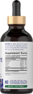 Carlyle Electrolyte Drops 4 fl oz | Hydration Liquid Supplement for Drinks | Vegan Formula | Keto-Friendly, Non-GMO, Gluten Free