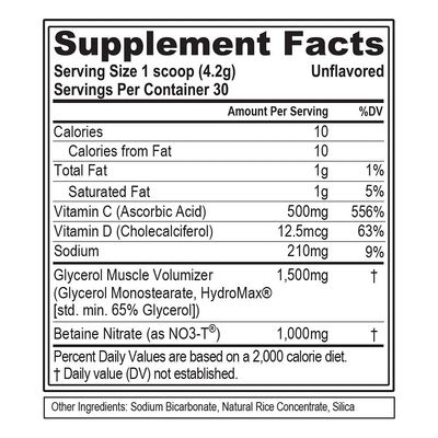 EVL PumpMode Nitric Oxide Supplement - Nitric Oxide Booster Pump Pre Workout Powder with Glycerol and Betaine for Muscle Recovery Growth and Endurance - Stim Free Pre Workout Drink (Unflavored)