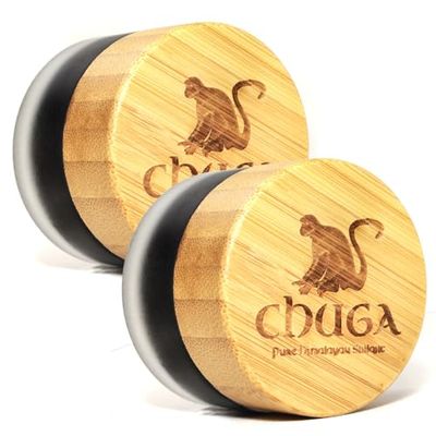 Chuga&#39;s Pure Himalayan Shilajit for Men &amp; Women | Organic Shilajit Harvested 16,000 Feet | Lab Tested in USA, 74+ Fulvic Acid, Immune Booster, Shilajit Resin, 150 Servings per 30 Gram Jar (Pack of 2)