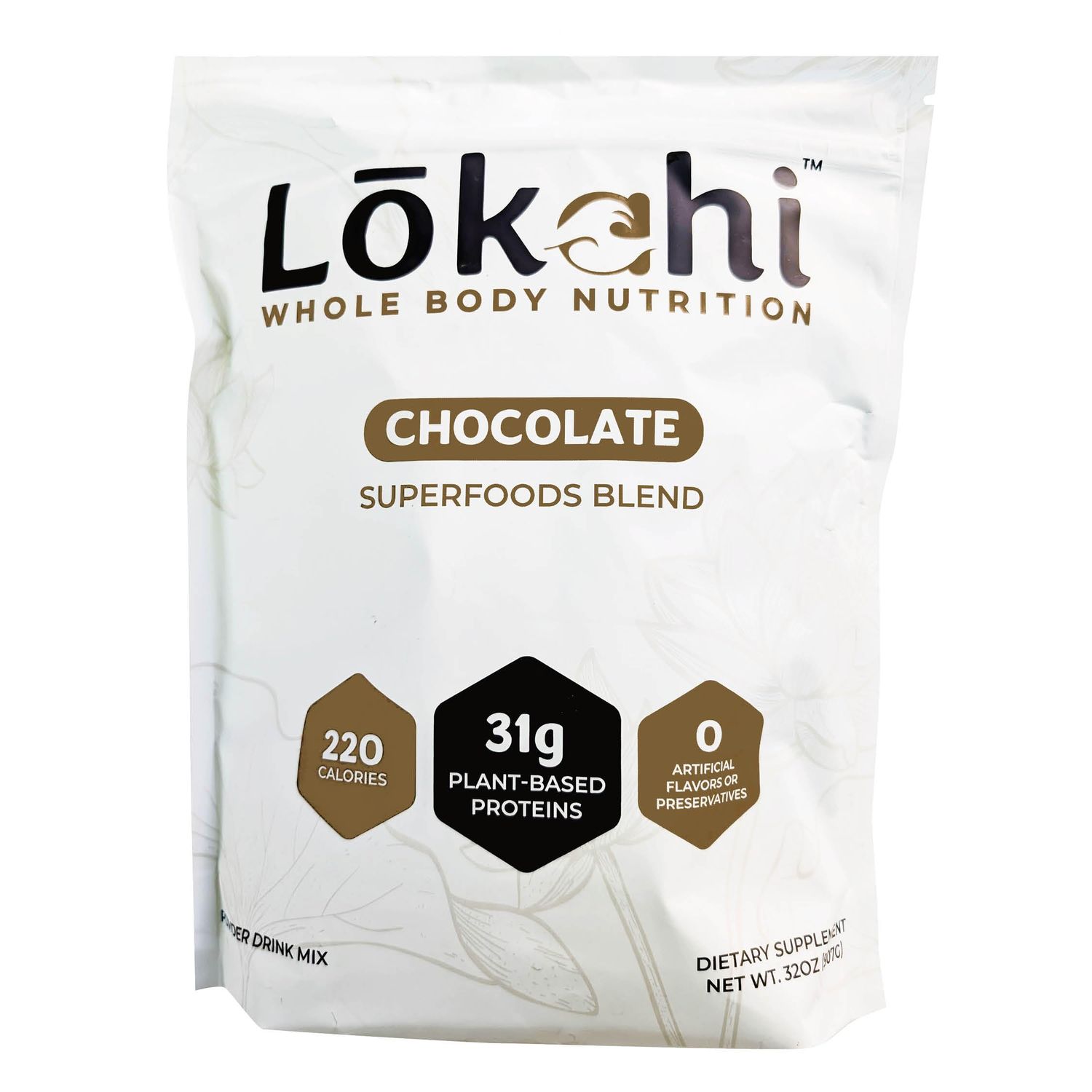 Lokahi Superfoods Protein Blend (2lbs, Chocolate)