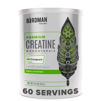BIRDMAN High-Purity Creatine Monohydrate Unflavored Powder, Pre-Workout, High Performance | 300g