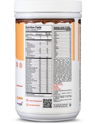 Maxi-Health NatureMAX Plus Energy Support Drink Soy Protein Powder - Sugar Free Diet Supplement - 20g Protein Per Serving - Natural Chocolate Flavor - Kosher Vitamin - 1lb
