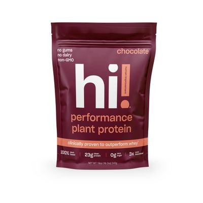 Human Improvement - Performance Plant Protein Powder, Highly Bioavailable, Low Calorie, 0g Sugar, Gut Friendly, Vegan, Gluten Free, Lactose Free, Dairy Free, Chocolate - 1.2lb