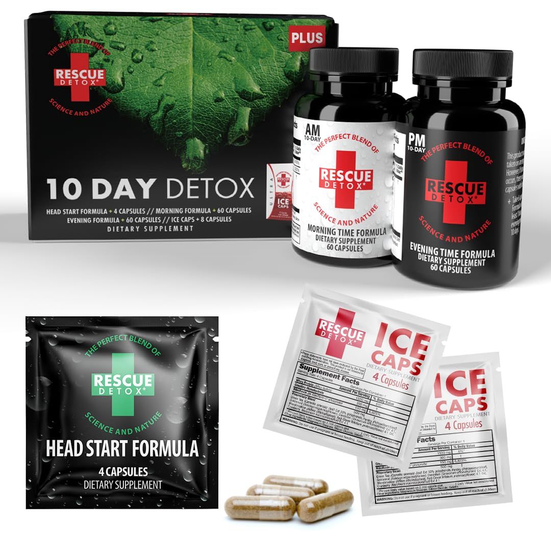 Rescue Detox 10 Day Detox +Plus Kit | Permanently Removes All Toxins