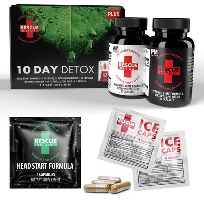 Rescue Detox 10 Day Detox +Plus Kit | Permanently Removes All Toxins