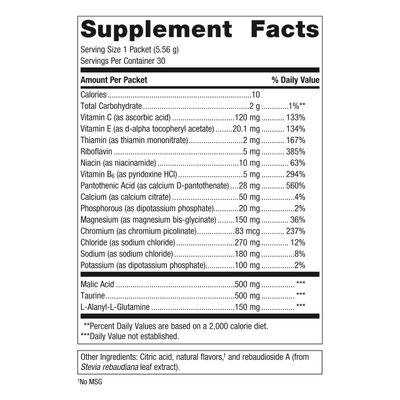 Metagenics Endura - Electrolyte Balance Supplement Powder - Hydrating Packets - with Ascorbic Acid & Calcium - Non-GMO, Gluten-Free & Vegetarian - Lemonade Flavor - 30 Packets (0.2 oz Each)