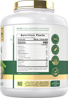 Carlyle Pea Protein Powder | 7lb | Unflavored | 29G Protein | with BCAA'S | Non-GMO, Gluten, and Soy-Free | Vegetarian Formula