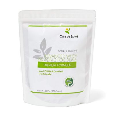 Low FODMAP Elemental Diet Protein Powder for IBS &amp; SIBO Keto Paleo| ProHydrolase Digestive Enzymes| Gluten Soy Sugar &amp; Grain Free Low Carb Whey Protein Isolate (WPI) Gut Friendly All Natural Chocolate