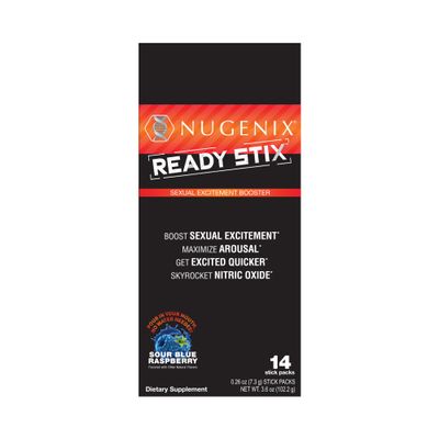 Nugenix Ready Stix - Nitric Oxide Booster, Increase Vitality and Drive, Nitric Oxide Supplements for Men - 14ct