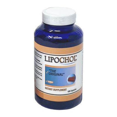 LIPOCHOL Liver Support Detox - Essential Vitamins &amp; Nutrients, (100 Capsules/Pack of 1)