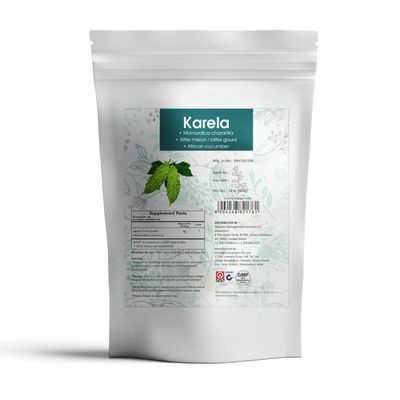 AYURFOREST Bitter Melon Gourd Karela Powder Momordica Charantia | 16 oz /454 GMS Best for Skin Health