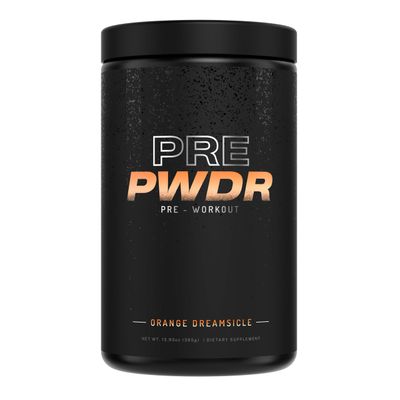 PWDRS PRE Pre-Workout Powder - Energy, Pump, Endurance, Focus, Strength Supplement with Caffeine (Orange Dreamsicle)