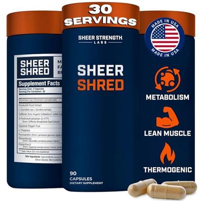 Thermogenic Capsaicin Supplements Premium Supplement for Men, Jitter Free Blend of Capsaicin, Rauwolscine, Forskohlii &amp; L-Carnitine Supplement - 30SV