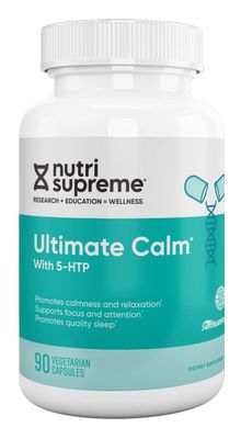 Nutri Supreme Ultimate Calm with 5-HTP, Supports Calm and Relaxed Mood, Quality Sleep, All Natural 90 Capsules