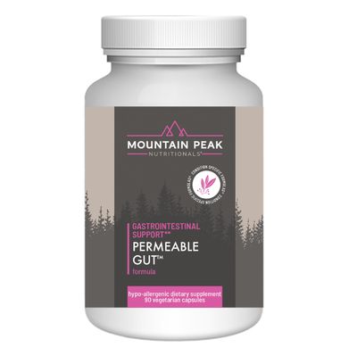 Mountain Peak Nutritionals Permeable Gut Formula - Helps Protect Stomach &amp; Intestinal Lining - Leaky Gut &amp; Gastro Support Supplement - Hypoallergenic Dietary Supplement (90 Vegetarian Capsules)