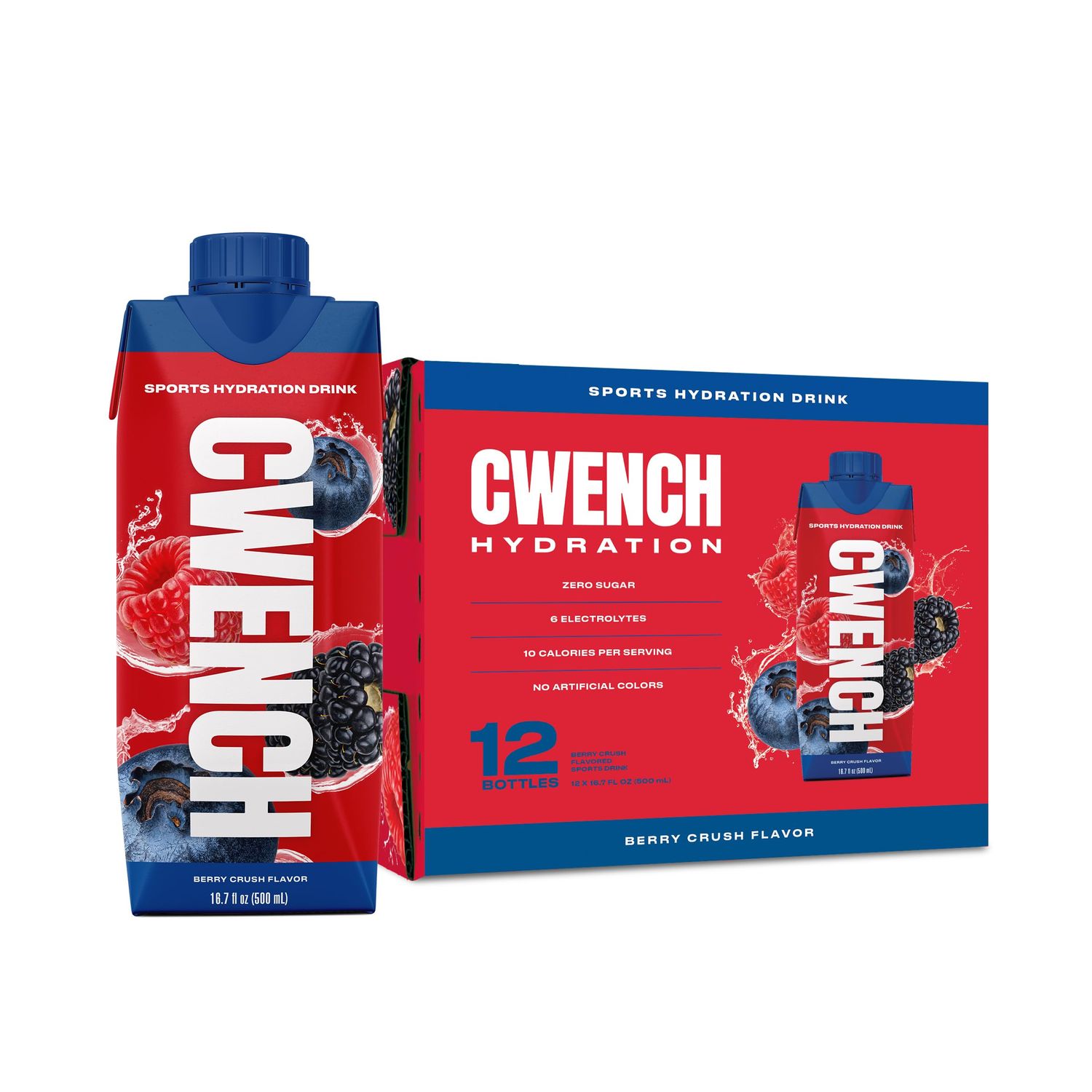 Cwench Ready to Drink Berry Crush 12x16.9oz