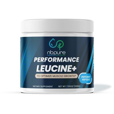 nbpure Performance Leucine+: PepForm Leucine Peptides - Essential Post-Workout Amino Acid for Muscle Building &amp; Recovery + Reducing Muscle Wasting