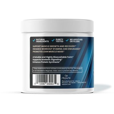 nbpure Performance Leucine+: PepForm Leucine Peptides - Essential Post-Workout Amino Acid for Muscle Building &amp; Recovery + Reducing Muscle Wasting