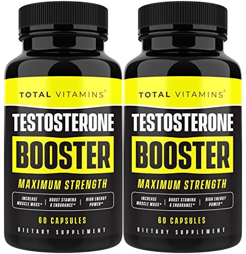Testosterone Booster - Testosterone Supplement for Men - Male Enhancing Supplements - Testosterone Booster for Men Alpha Pills for Test Boost Max Muscle Growth, Libido, Energy, and Stamina Pills