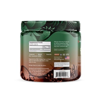 EarthNutri Pure Creatine Made with Creapure Creatine Monohydrate Powder Unflavored - 50 Servings