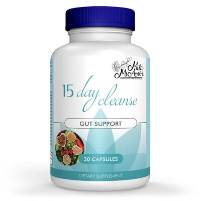 Milamiamor 15 Day Cleanse - Gut and Colon Support - Advanced Gut Cleanse Detox for Women &amp; Men with Senna, Cascara Sagrada &amp; Psyllium Husk - Non-GMO - Made in USA - 30 Capsules