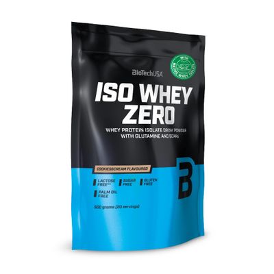 BioTech USA Iso Whey Zero - Cookies &amp; Cream - 500 g Bag by BiotechUSA